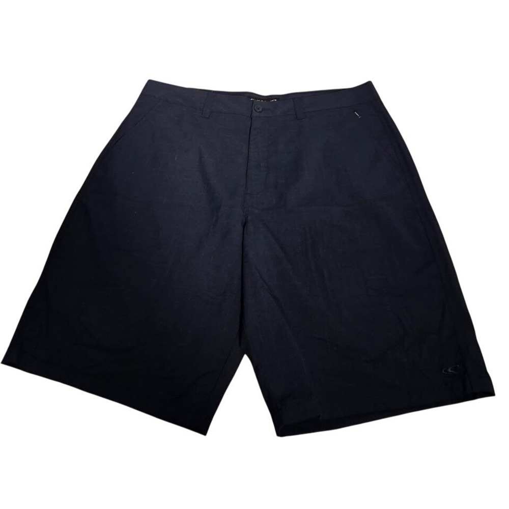 O'Neill Mens‎ Hybrid Shorts Navy Blue Textured 40 Stretch Casual Beach NEW 792
